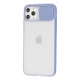 Чехол для iPhone 11 Pro LikGus Camshield camera protect серо-фиолетовый