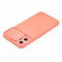 Чехол для iPhone 11 Pro Multi-Colored camera protect розовый
