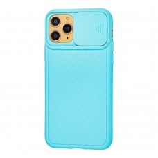 Чехол для iPhone 11 Pro Multi-Colored camera protect светло-бирюзовый