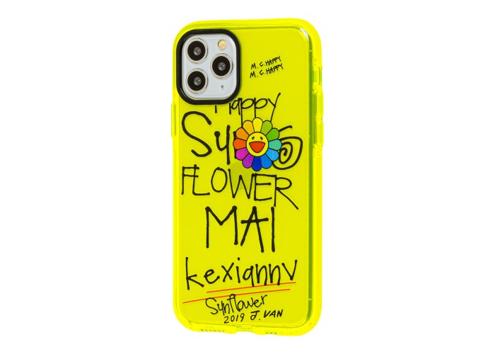 Чехол для iPhone 11 Pro Neon print happy