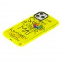 Чехол для iPhone 11 Pro Neon print happy