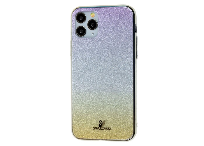 Чехол для iPhone 11 Pro Sw glass серебристо-золотистый
