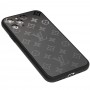Чехол для iPhone 11 Pro glass LV черный