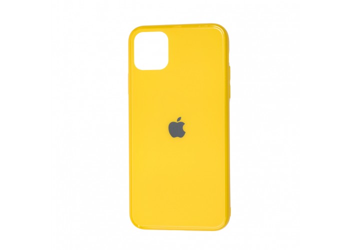 Чехол New glass для iPhone 11 Pro желтый