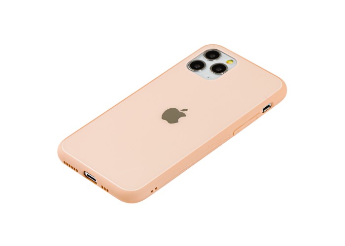 Чехол New glass для iPhone 11 Pro розовый песок