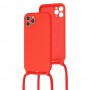 Чехол для iPhone 11 Pro Lanyard without logo красный