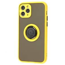 Чехол для iPhone 11 Pro LikGus Edging Ring желтый