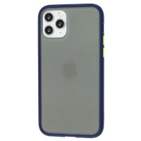 Чехол для iPhone 11 Pro LikGus Maxshield синий / салатовй