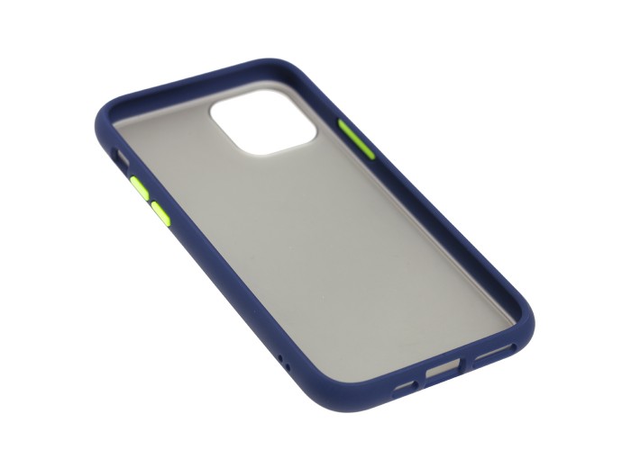 Чехол для iPhone 11 Pro LikGus Maxshield синий / салатовй
