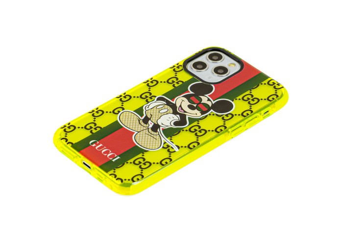 Чехол для iPhone 11 Pro Neon print Микки Маус