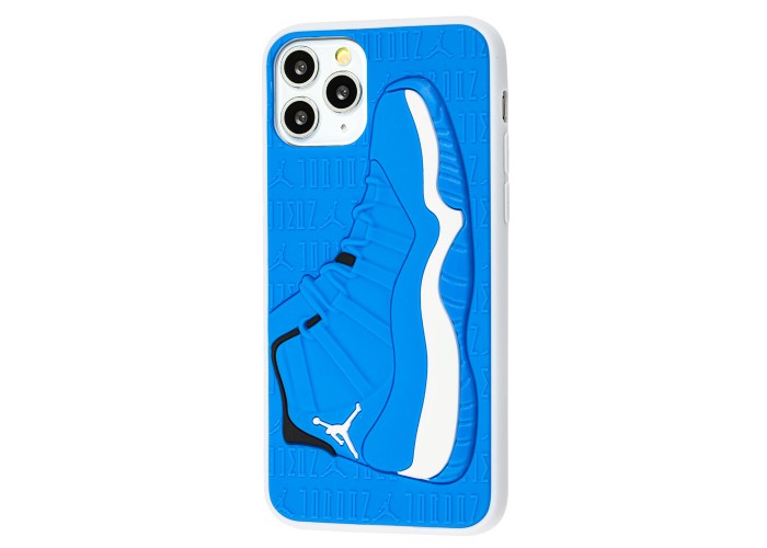 Чехол для iPhone 11 Pro Sneakers Brand jordan синий / белый