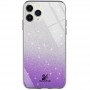 Чехол для iPhone 11 Pro Swaro glass серебристо-фиолетовый