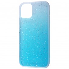 Чехол для iPhone 11 Pro HQ Silicone Confetti синий