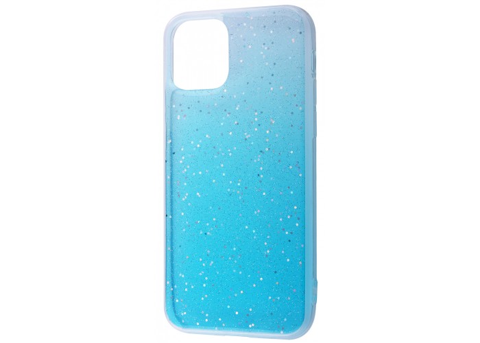 Чехол для iPhone 11 Pro HQ Silicone Confetti синий
