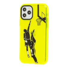 Чехол для iPhone 11 Pro Neon print basketball