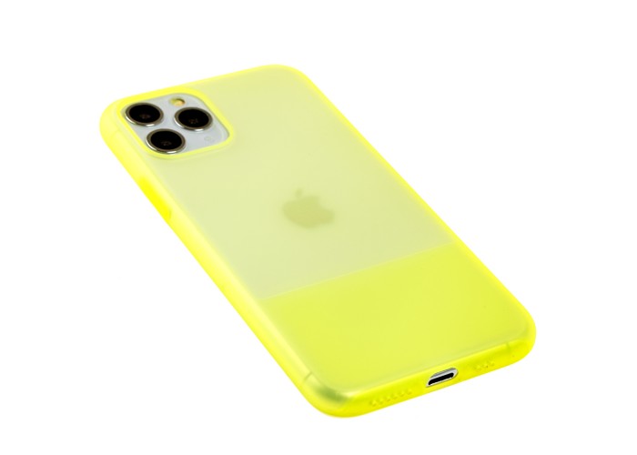 Чехол для iPhone 11 Pro Shadow Slim lemon yellow