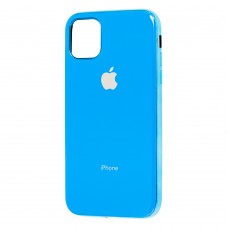 Чехол для iPhone 11 Pro Silicone case (TPU) голубой