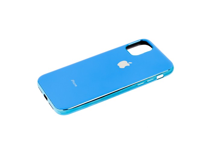 Чехол для iPhone 11 Pro Silicone case (TPU) голубой