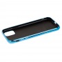 Чехол для iPhone 11 Pro Silicone case (TPU) голубой