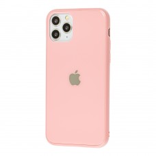 Чехол New glass для iPhone 11 Pro розовый