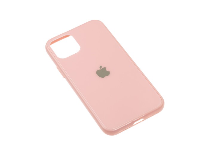 Чехол New glass для iPhone 11 Pro розовый