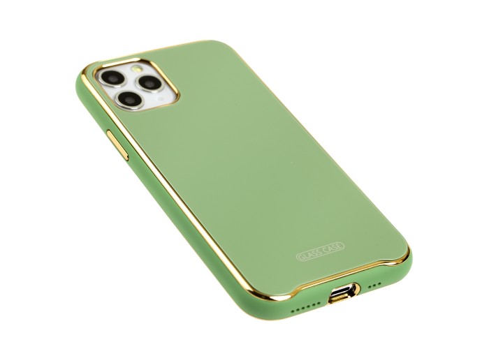 Чехол для iPhone 11 Pro Glass Premium мятный