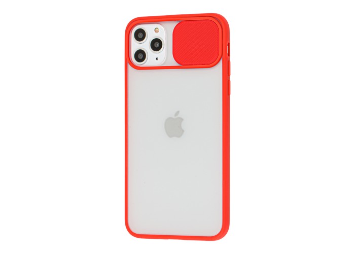 Чехол для iPhone 11 Pro LikGus Camshield camera protect красный