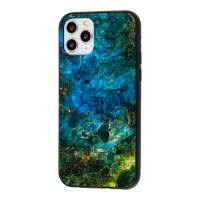 Чехол для iPhone 11 Pro Marble "морская волна"
