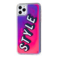 Чехол для iPhone 11 Pro "Neon песок" Style