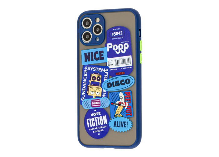 Чехол для iPhone 11 Pro Picture shadow matte nice disco синий