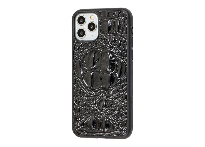 Чехол для iPhone 11 Pro Reptile Croco черный
