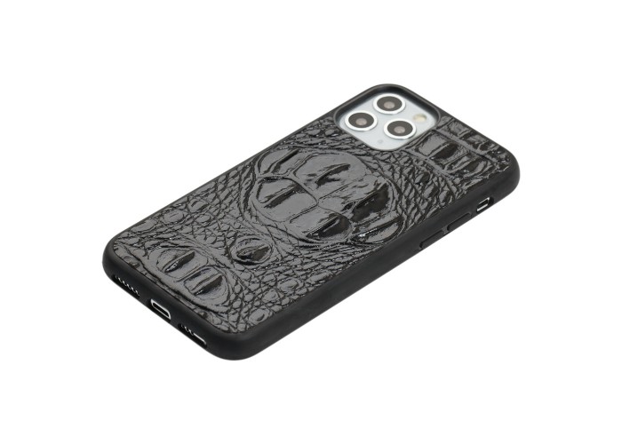 Чехол для iPhone 11 Pro Reptile Croco черный