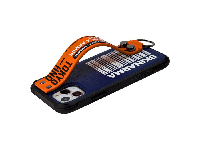 Чехол для iPhone 11 Pro SkinArma case Bando series сине-оранжевый