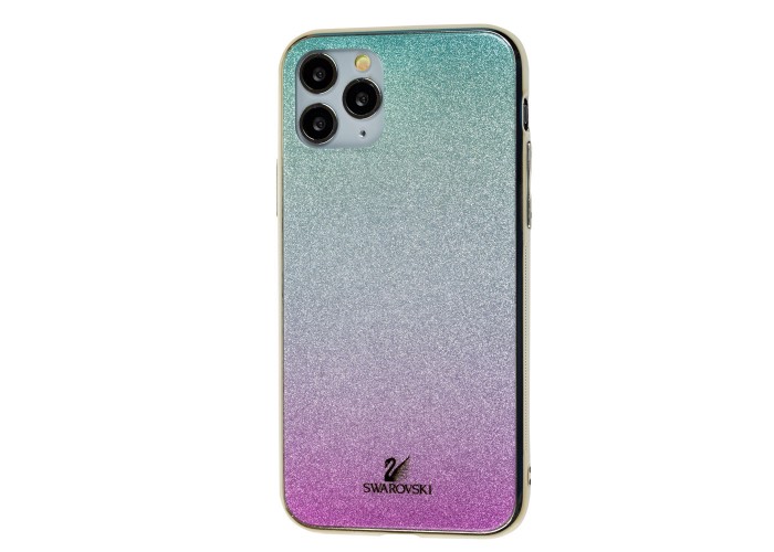 Чехол для iPhone 11 Pro Sw glass серебристо-розовый