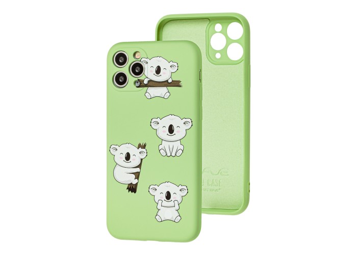 Чехол для iPhone 11 Pro Wave Fancy koala / mint gum