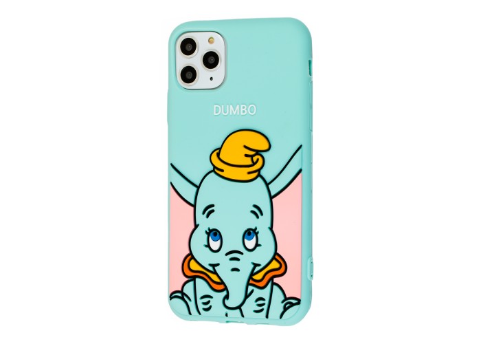 Чехол 3D для iPhone 11 Pro Disney Dumbo мятный