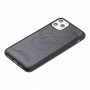 Чехол для iPhone 11 Pro Kaws leather черный