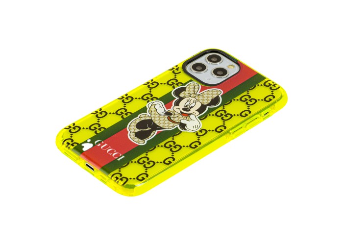 Чехол для iPhone 11 Pro Neon print Минни Маус