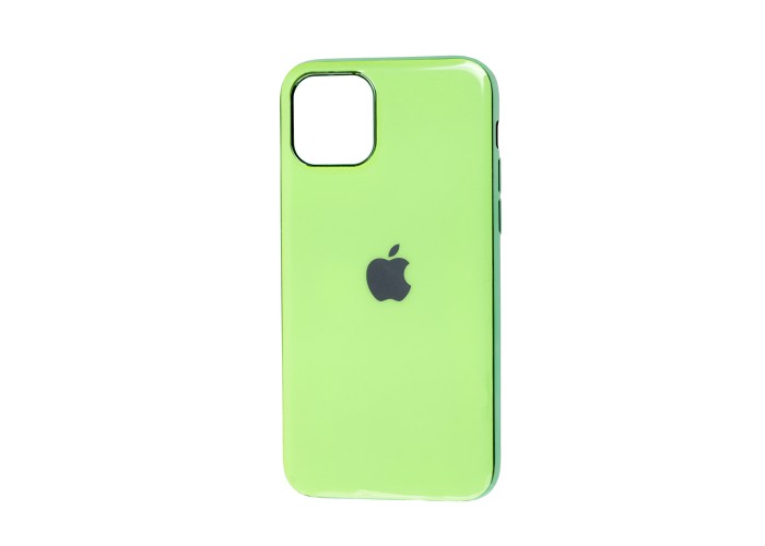 Чехол для iPhone 11 Pro Silicone case (TPU) салатовый