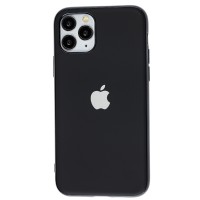 Чехол для iPhone 11 Pro Silicone case матовый (TPU) черный