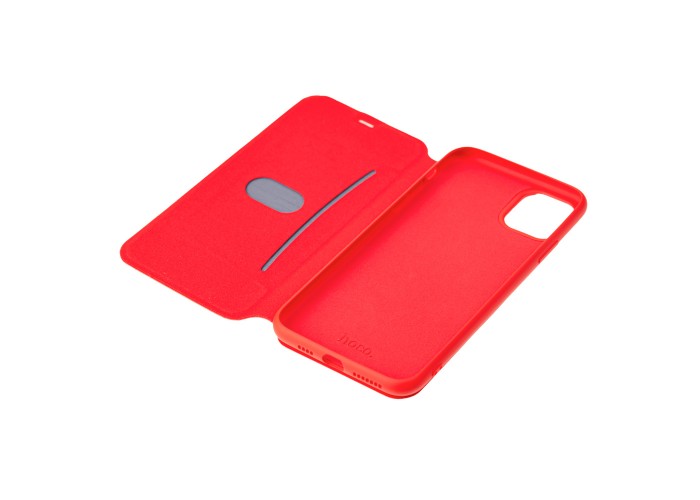 Чехол книжка для iPhone 11 Pro Hoco colorful красный