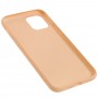 Чехол New glass для iPhone 11 Pro персиковый
