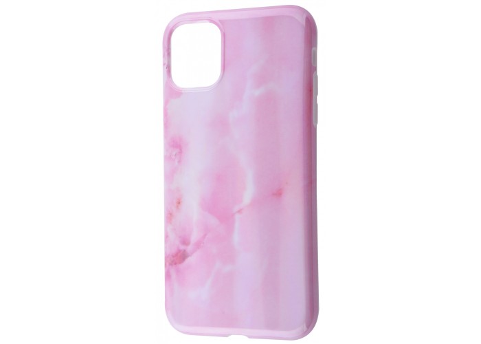 Чехол для iPhone 11 Pro Design Mramor Benzo розовый