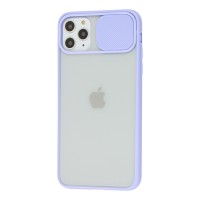 Чехол для iPhone 11 Pro LikGus Camshield camera protect сиреневый