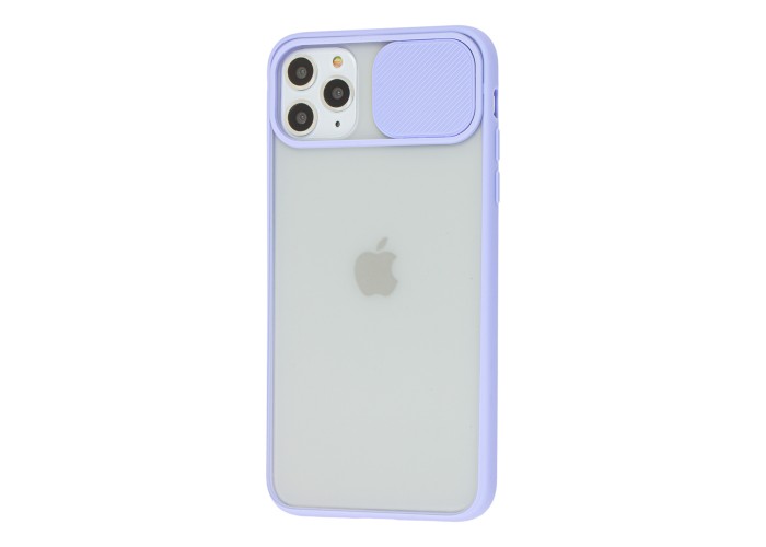 Чехол для iPhone 11 Pro LikGus Camshield camera protect сиреневый