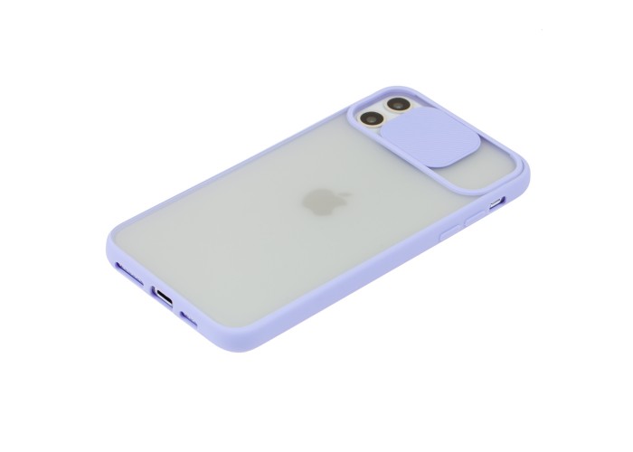 Чехол для iPhone 11 Pro LikGus Camshield camera protect сиреневый