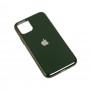 Чехол для iPhone 11 Pro Silicone case (TPU) темно-зеленый