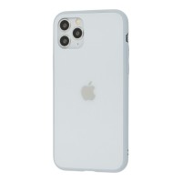 Чехол New glass для iPhone 11 Pro синий туман