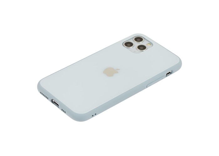 Чехол New glass для iPhone 11 Pro синий туман
