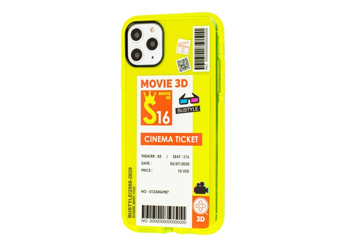 Чехол для iPhone 11 Pro Acid Yellow cinema ticket